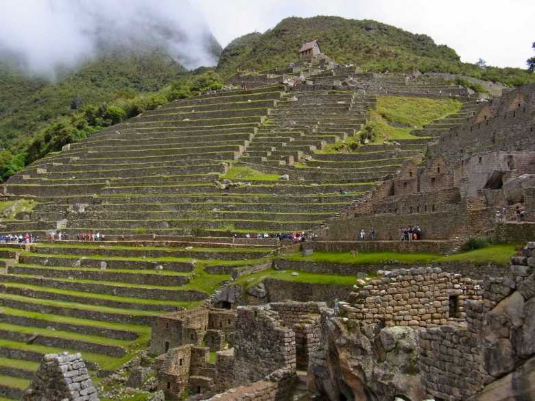 Machu Picchu terrasas de cultivo